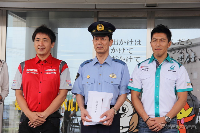 鈴鹿警察署表敬訪問の様子