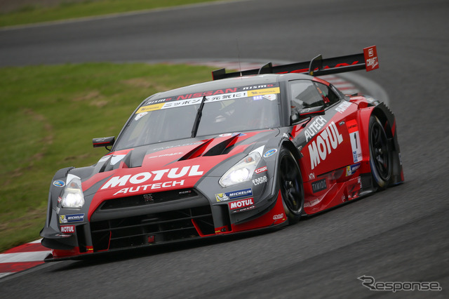 GT500クラスのポールを獲得した#1 GT-R。