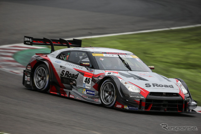 GT500予選4位、#46 GT-R。
