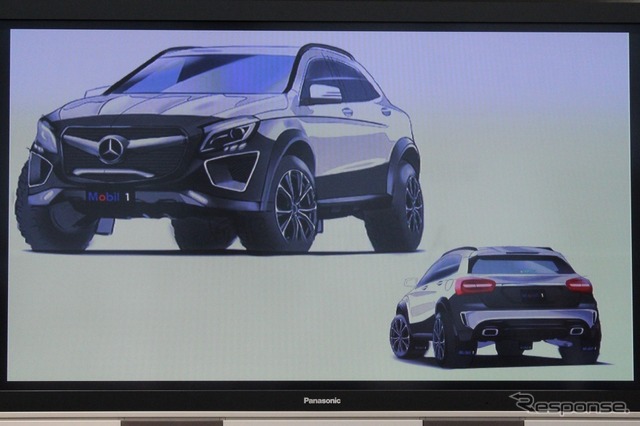 最優秀「ヤナセ100周年賞」のデザインを実現した「メルセデスベンツGLA+100km」