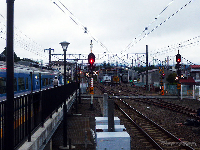 富士急線 富士山駅(旧・富士吉田駅)からJR直通快速電車「山梨富士 4号」に乗った