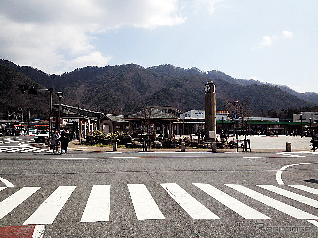 東武鉄道鬼怒川線の沿線風景