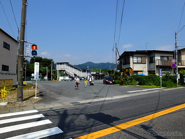 東武鉄道鬼怒川線の沿線風景