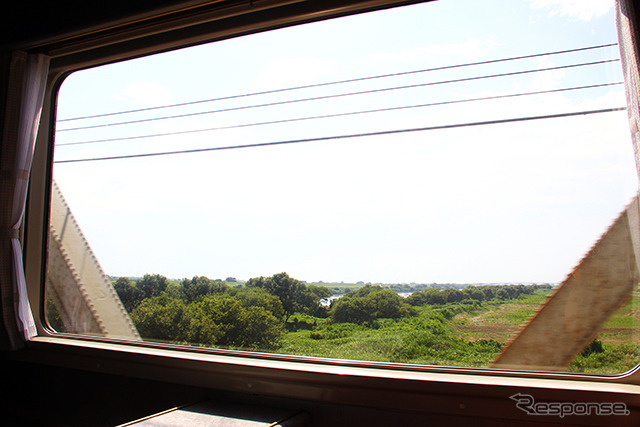 東武鉄道鬼怒川線の沿線風景