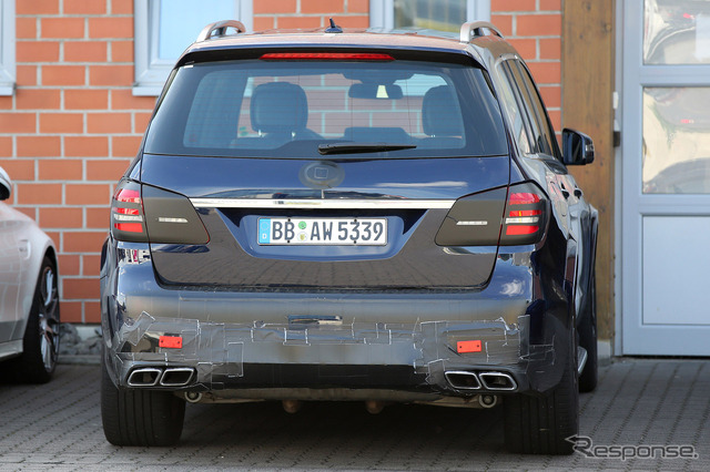 メルセデス AMG GLS 63スクープ写真