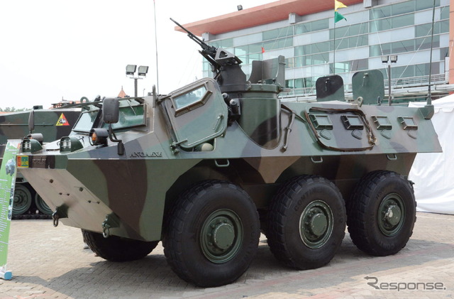 インドネシア国産の装輪装甲車「APS-3 アノア」
