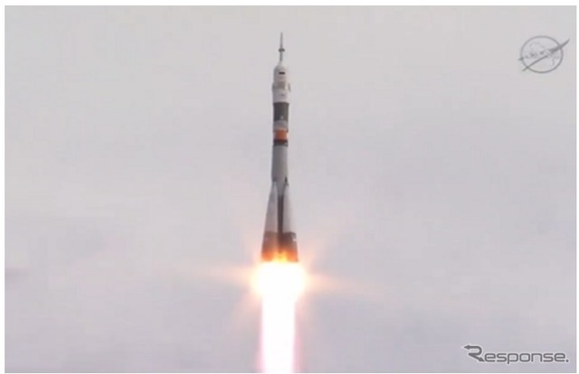 ソユーズTMA-18M宇宙船(44S)の打上げ