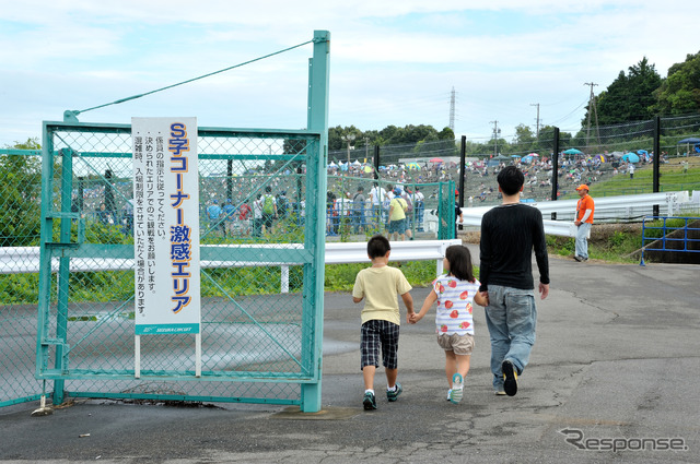 S字コーナー激感エリアの入口（SUPER GT 第5戦）