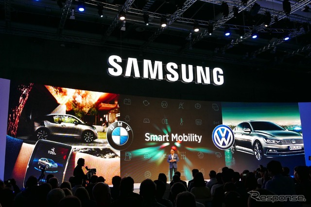【IFA 2015】サムスン、「Car Mode for Galaxy」でVWと連携