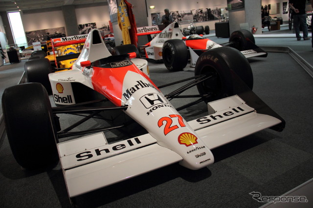 マクラーレン・ホンダ『MP4/5B』(ホンダコレクションホールにて撮影)
