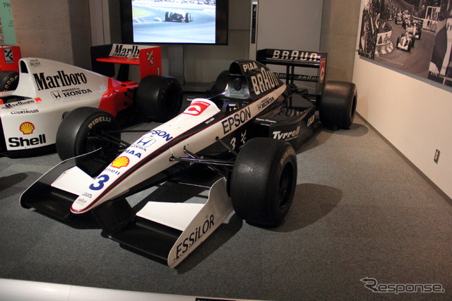 ティレル・ホンダ『020』(ホンダコレクションホールにて撮影)