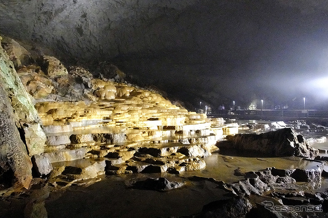 「日本最大級のカルスト台地」といわれる秋吉台（山口県美祢市）。その地下には日本屈指の大鍾乳洞「秋芳洞」がある