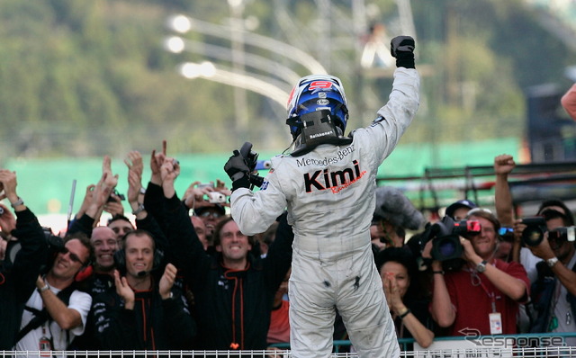 ライコネンが16台抜きの大逆転劇で優勝した2005年のF1日本GP