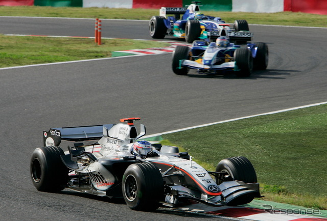 ライコネンが16台抜きの大逆転劇で優勝した2005年のF1日本GP