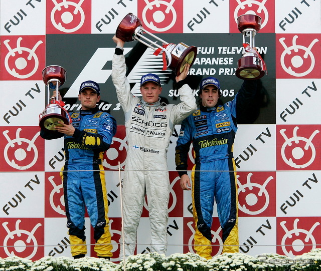 ライコネンが16台抜きの大逆転劇で優勝した2005年のF1日本GP