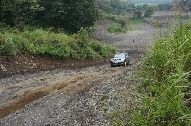 日産 エクストレイル オフロード試乗会