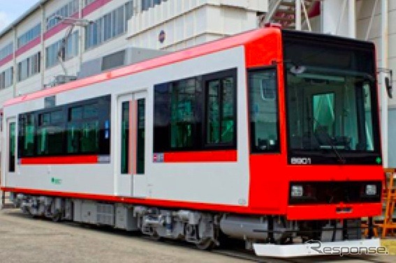 東京都交通局は都電荒川線に新型車両8900形を導入すると発表。9月18日から運行を開始する。来年度までに8両を導入し、同数の7000形を置き換えるという