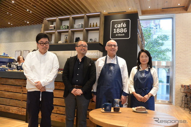 cafe 1886 at Bosch プレス向け内覧会