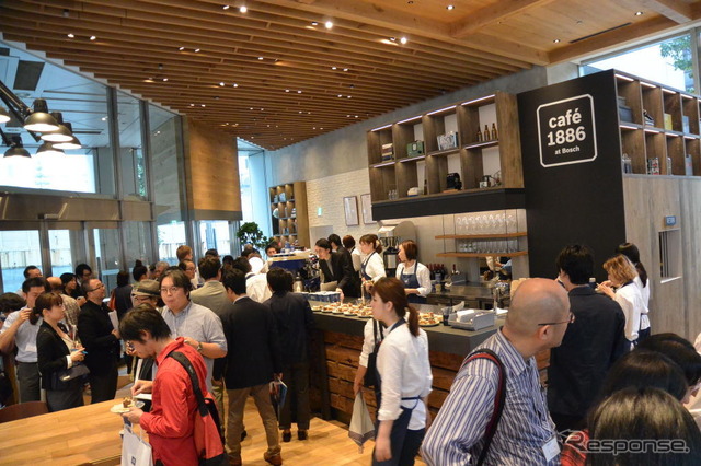 cafe 1886 at Bosch プレス向け内覧会