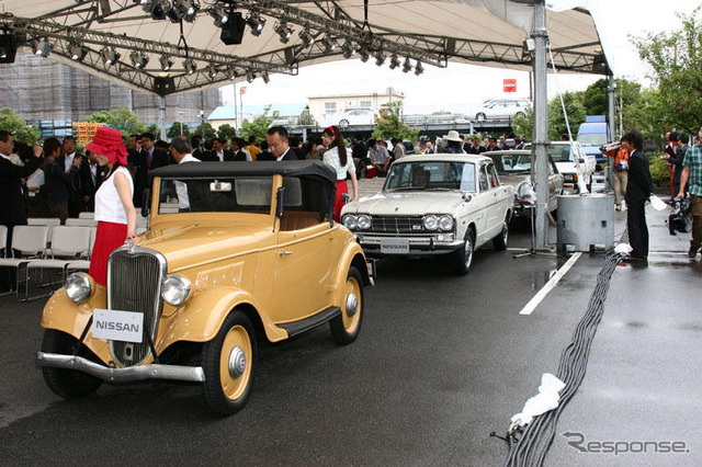 【日産1億台写真蔵】ダットサン14型ロードスター