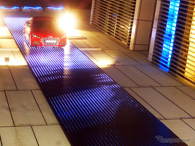 アウディTT、銀座の滑走路に着陸。「Audi TT Landing, Japan」プロジェクト、東京・銀座の展示は9月9~13日)