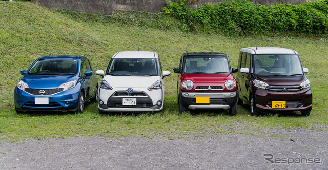 【注目軽&コンパクト】オールラウンド進化の軽自動車、“質”で上行くコンパクト…長距離比較