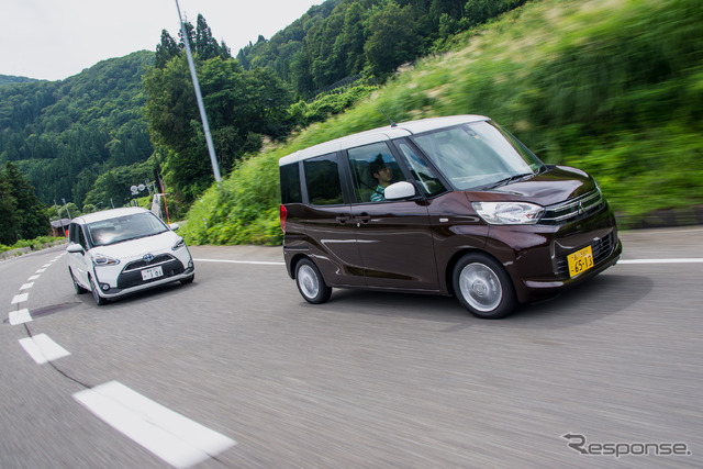 【注目軽＆コンパクト】オールラウンド進化の軽自動車、“質”で上行くコンパクト…長距離比較