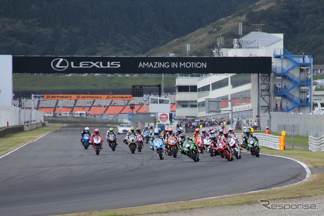全日本ロードレース選手権オートポリス決勝