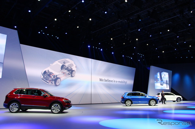 VW ティグアン 新型、発表の様子