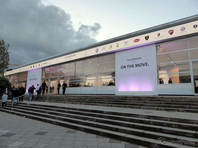 「VWグループナイト」が開催されたフランクフルト郊外のFraport Arena