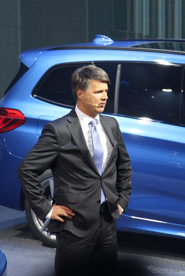 BMWのハラルド・クルーガーCEO(フランクフルトモーターショー15)