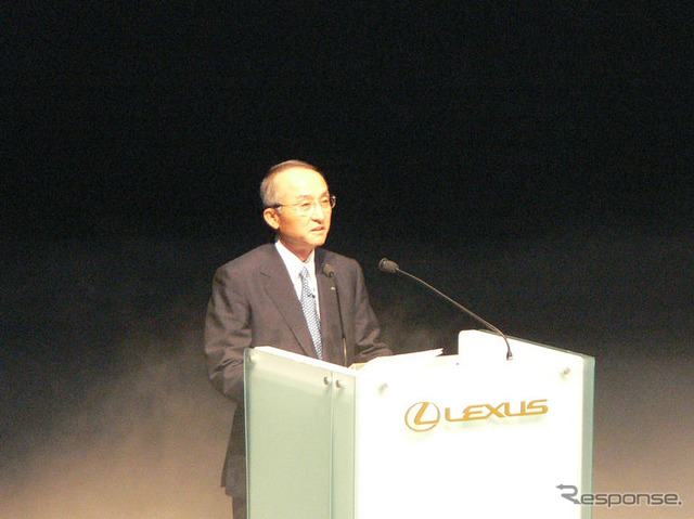 【レクサス LS 新型発表】渡辺社長、プレミアム市場の活性化を狙う