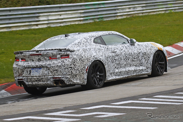 シボレー カマロ ZL1 スクープ写真