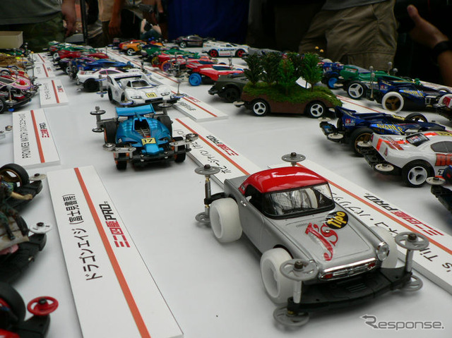 【写真蔵】ミニ四駆プレスカップ 参加マシンをずらり