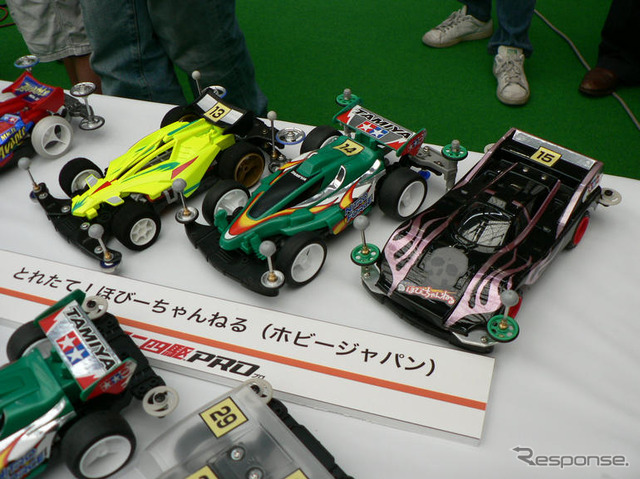 【写真蔵】ミニ四駆プレスカップ 参加マシンをずらり
