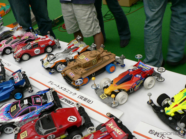 【写真蔵】ミニ四駆プレスカップ 参加マシンをずらり