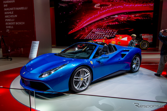 フェラーリ 488 スパイダー(フランクフルトモーターショー15)