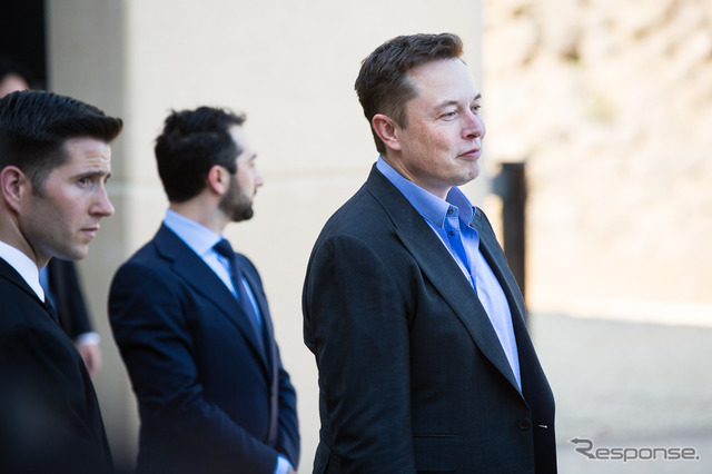 テスラモーターズのイーロン・マスクCEO