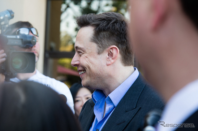 テスラモーターズのイーロン・マスクCEO