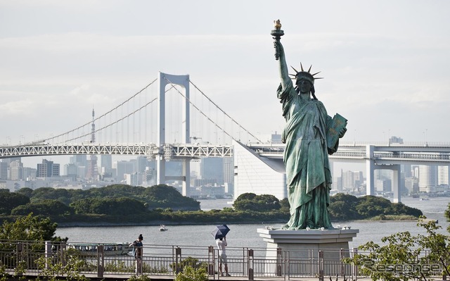 外国人観光客のメッカとなっている東京・台場(参考画像)