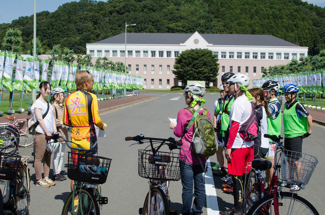 ツール・ド・東北2015の事前イベント「手ぶらdeラクラク 石巻周遊ライド」（2015年9月12日）