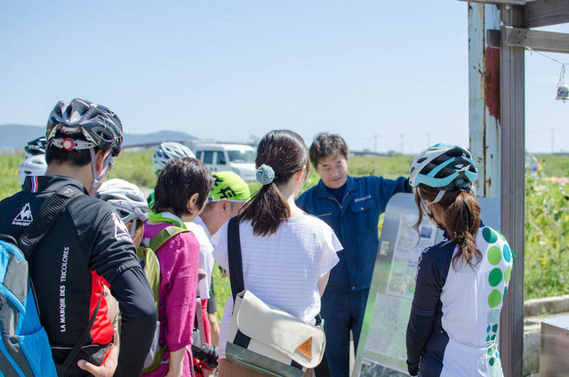 ツール・ド・東北2015の事前イベント「手ぶらdeラクラク 石巻周遊ライド」(2015年9月12日)