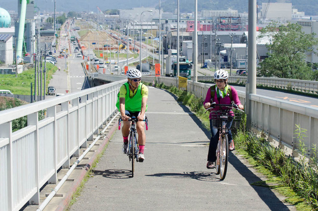 ツール・ド・東北2015の事前イベント「手ぶらdeラクラク 石巻周遊ライド」(2015年9月12日)