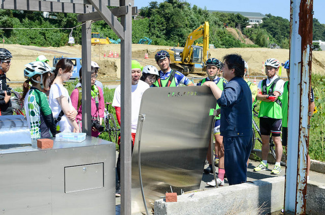 ツール・ド・東北2015の事前イベント「手ぶらdeラクラク 石巻周遊ライド」（2015年9月12日）