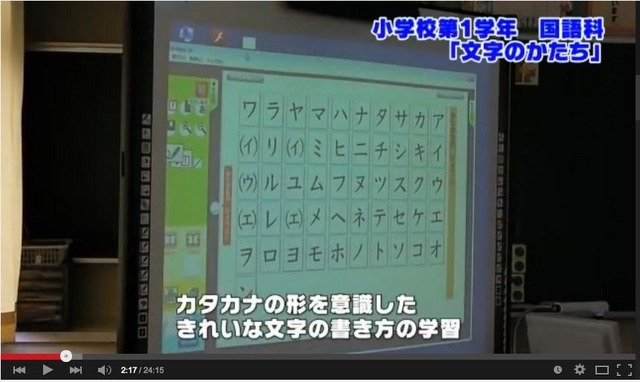 A1教師による教材の提示
