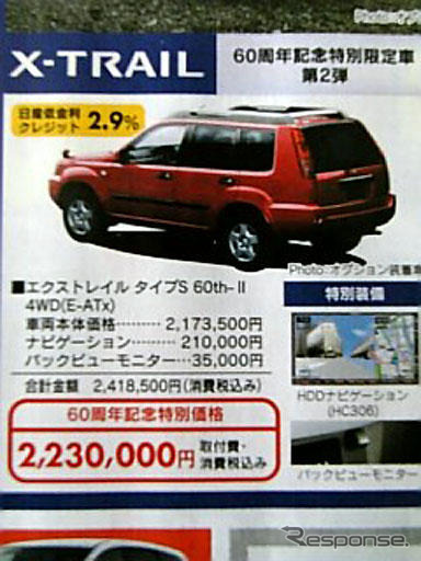 【新車値引き情報】このプライスではもう売り切れてるかな