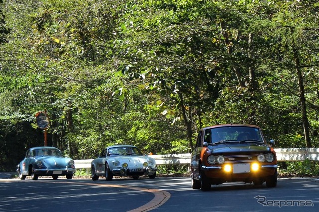 いすゞ ベレット1600GTR、アルピーヌA110、ポルシェ356