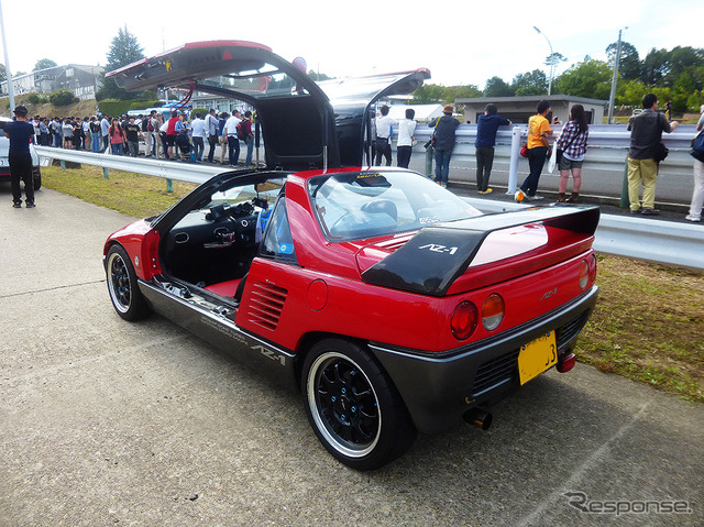 オートザムAZ-1(広島・三次試験場50周年マツダファンミーティング、9月20日)