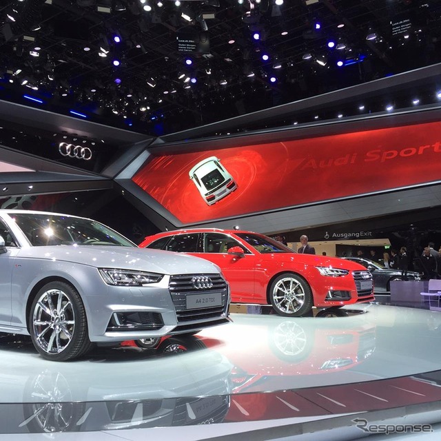 アウディ A4 新型(フランクフルトモーターショー15)
