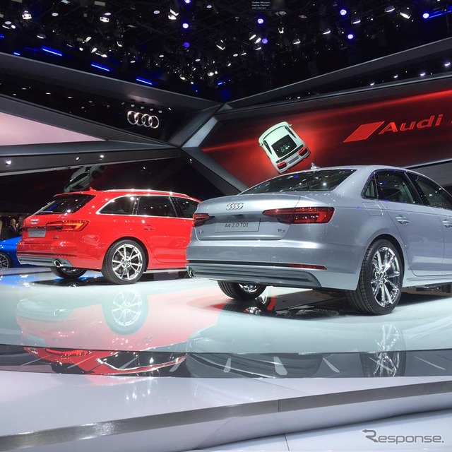 アウディ A4 新型(フランクフルトモーターショー15)